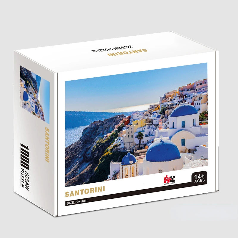 75*50 cm 1000 stücke Puzzle Schwierig Erwachsene Welt Berühmte Malerei Puzzle Landschaft Stress Relief Bildung Puzzle Spielzeug