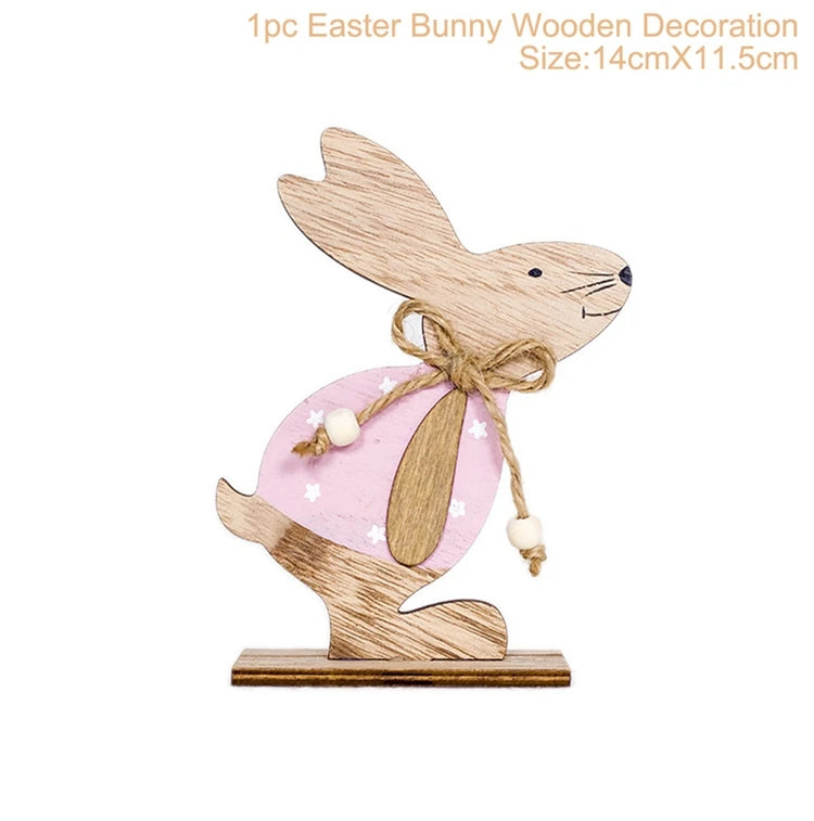 Ostern-Holzornament, Hallo Frühling, Dekoration für Zuhause, Haseneier, Hase, Karotte, Ostern, Partyzubehör, DIY-Handwerk, Geschenk für Kinder