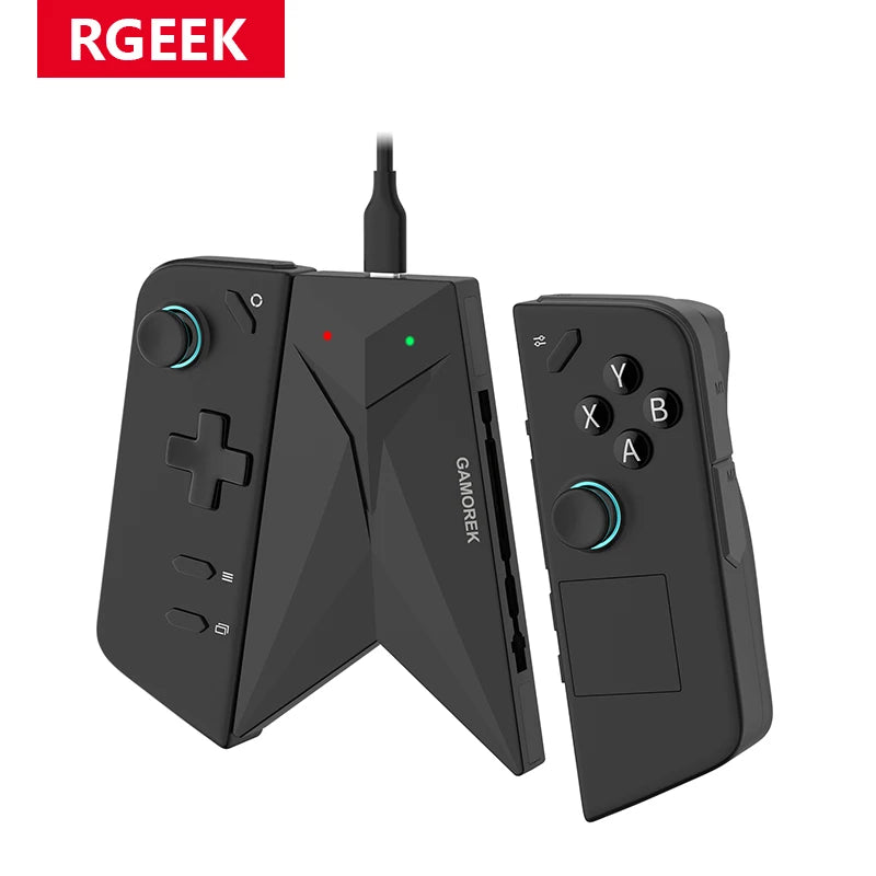 RGEEK Controller Ladestation Griff Clip Halter für Legion Go 2-Griff-Anschluss Ergonomisches Krümmungsdesign, reduziert Handmüdung