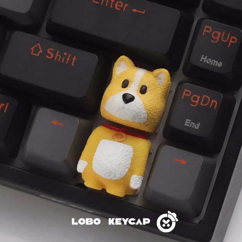 2024 neue Party Tiere Tastenkappe Benutzerdefinierte Nette Tastatur Kappe Richtung Harz Prozess Tastenkappe Mechanische Tastatur Gaming Zubehör