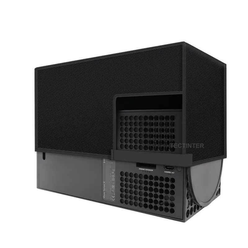 Kratzfeste, staubdichte Hülle für Xbox Series X Konsole, Gaming-Zubehör, horizontale Staubschutzhülle, vertikale Schutzhülle