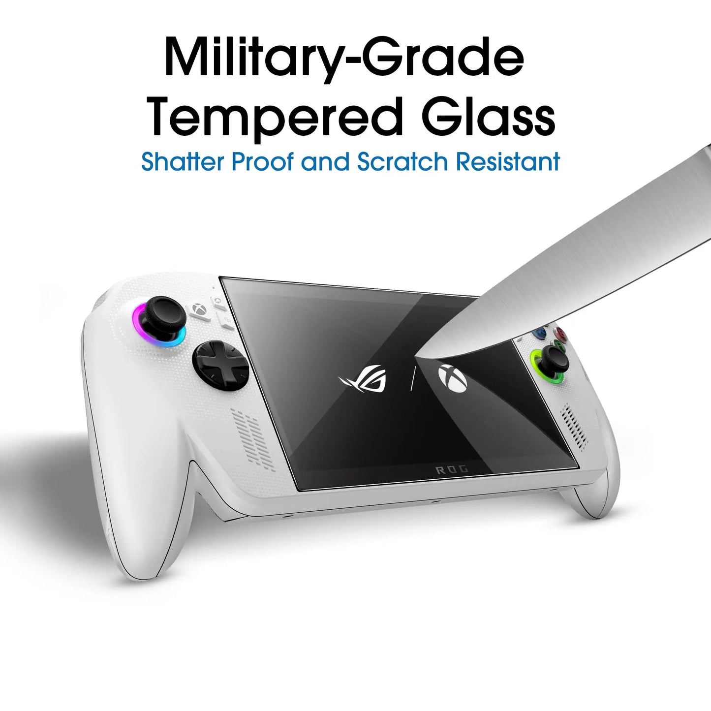Displayschutzfolie aus gehärtetem Glas für ROG Xbox Ally Härte, gehärtetes Glas, kratzfester Schutz für ROG Xbox Ally X