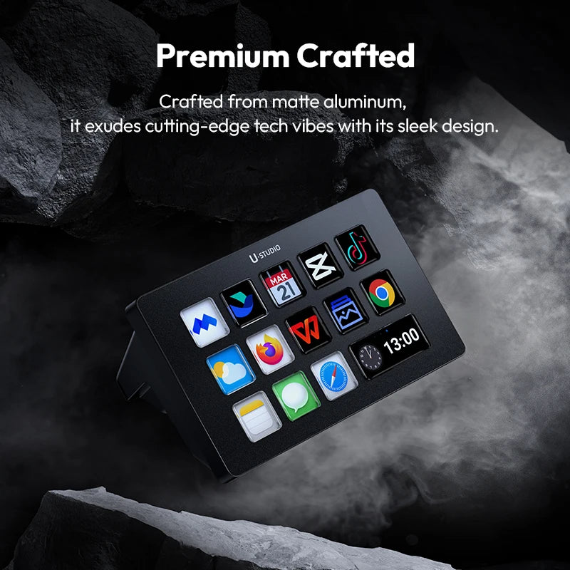 Ulanzi D200 Produktionskonsole und Studio-Controller für Gaming/Büro/Livestreaming/Content Creation Youtube Tiktok