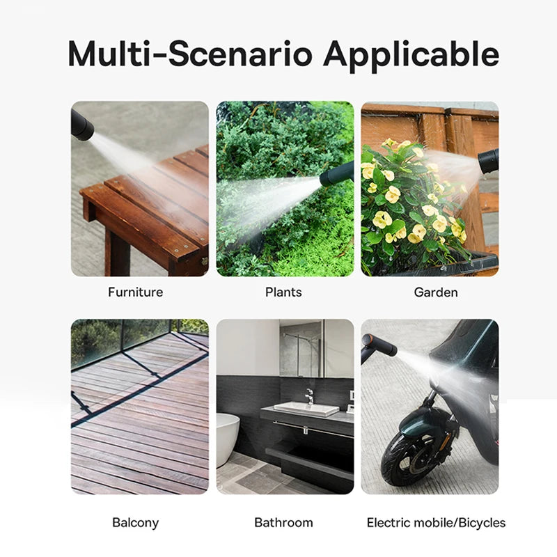 Baseus Wasserpistole, Autowaschpistole, Hochdruckreiniger, Reiniger, Zubehör, Bewässerung, Sprühnebel, Sprinkler und Düse, Wasserstrahl, Gartenwascher