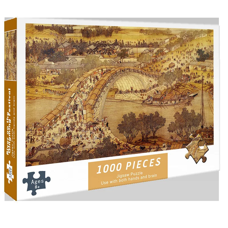 75 * 50 cm 1000 Teile Papierpuzzle für Erwachsene, schöne Heilung, hoher Schwierigkeitsgrad, Dekompressionspuzzle, Geburtstagsgeschenk, Lernspielzeug