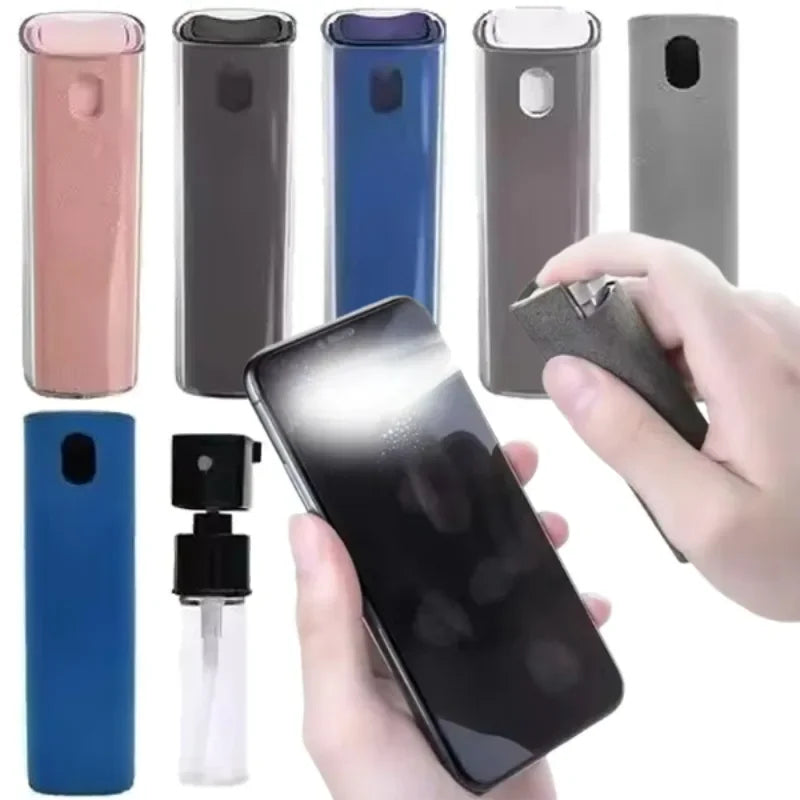 2in1 Mikrofaser-Bildschirmreiniger-Sprühflasche für Handy, iPad, Computer, Mikrofasertuch, Autoreinigung, Windschutzscheibentücher