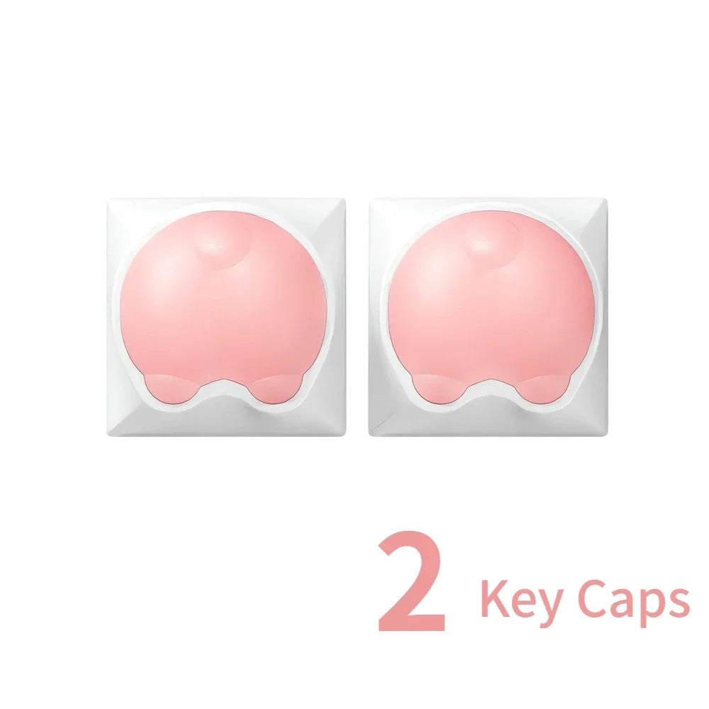 3D süße weiche Cartoon-Tastenkappen ersetzen für Cherry MX Gaming mechanische Tastatur Tastenkappen Tasten Anime Custom Key Caps