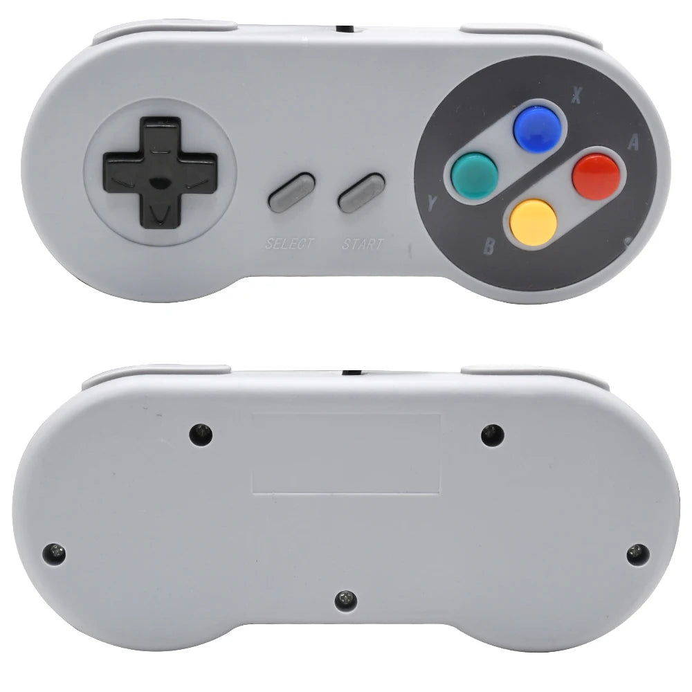 SNES/SFC Controller Klassische kabelgebundene Gamepad-Steuerung 16-Bit Retro Entertainment System Videospielkonsole Gaming Joypad Zubehör