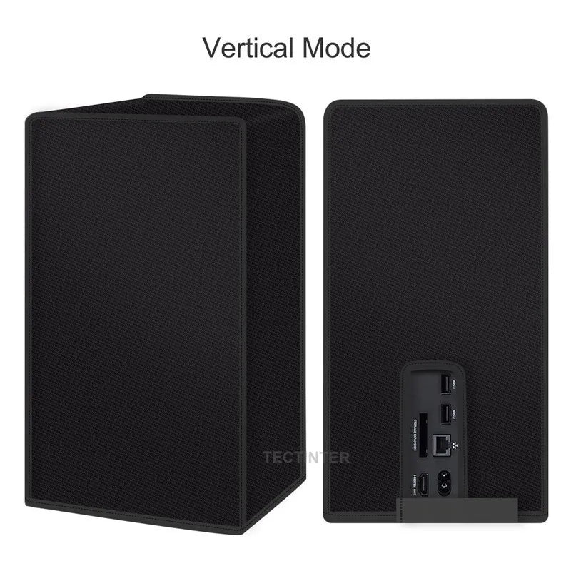 Kratzfeste, staubdichte Hülle für Xbox Series X Konsole, Gaming-Zubehör, horizontale Staubschutzhülle, vertikale Schutzhülle