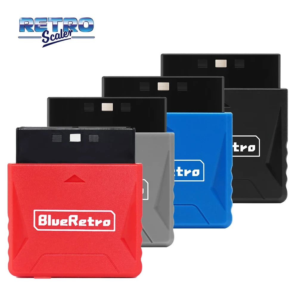 RetroScaler Mini Blueretro Receiver Adapter für PS1 PS One PS2 kompatibel mit 8bitdo PS4 PS5 Xbox Series X Wireless Controller