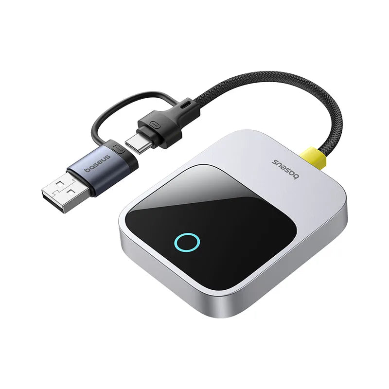 Baseus Carplay Wireless Adapter Smart CarPlay Box Dongles verkabelt zu Wireless Carplay Bluetooth 5.0 WiFi Carplay Adapter Auto Auto