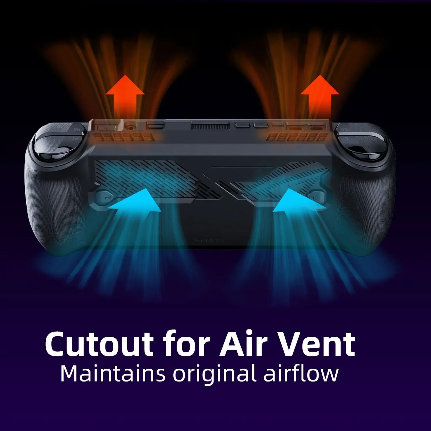 Skull & Co. GripCase Ally X Weiche Schutzhülle Standbare Schutzhülle für ROG Ally X
