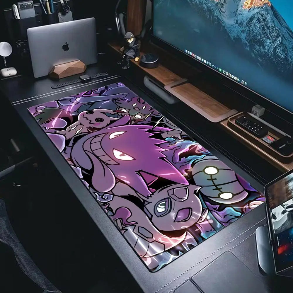 P-Pokemon-Gengar Grande Mouse pad große Gaming-Mauspad Locke dge verdickte Computer tastatur Tisch Schreibtisch matte