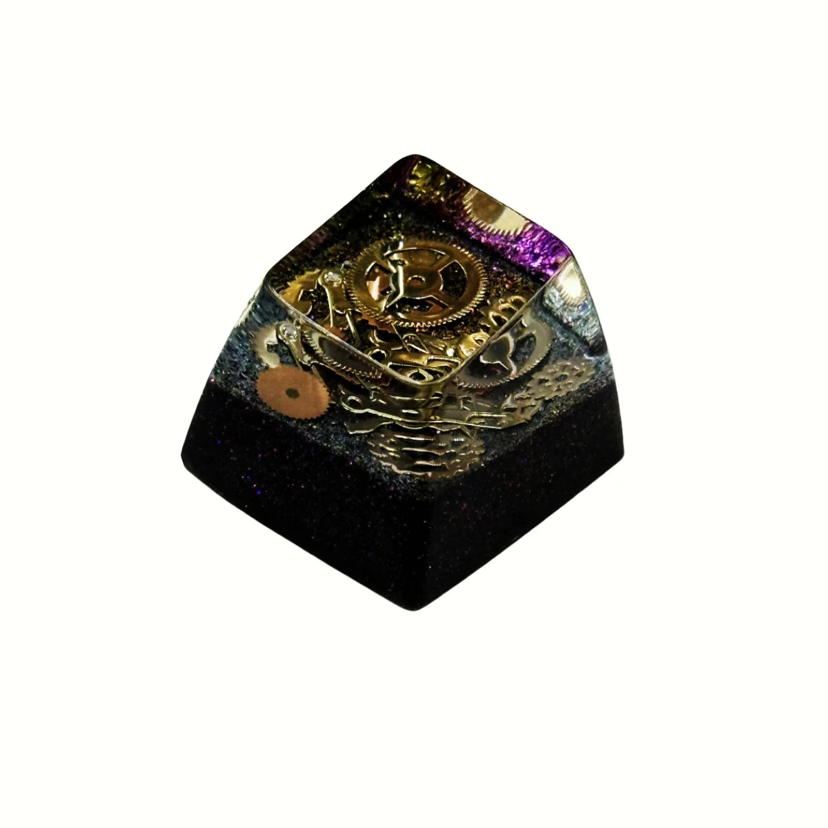 Harz personal isierte Metall getriebe Schlüssel kappe durchsichtige Kreuz achse mechanische Tastatur Tasten kappe sar1