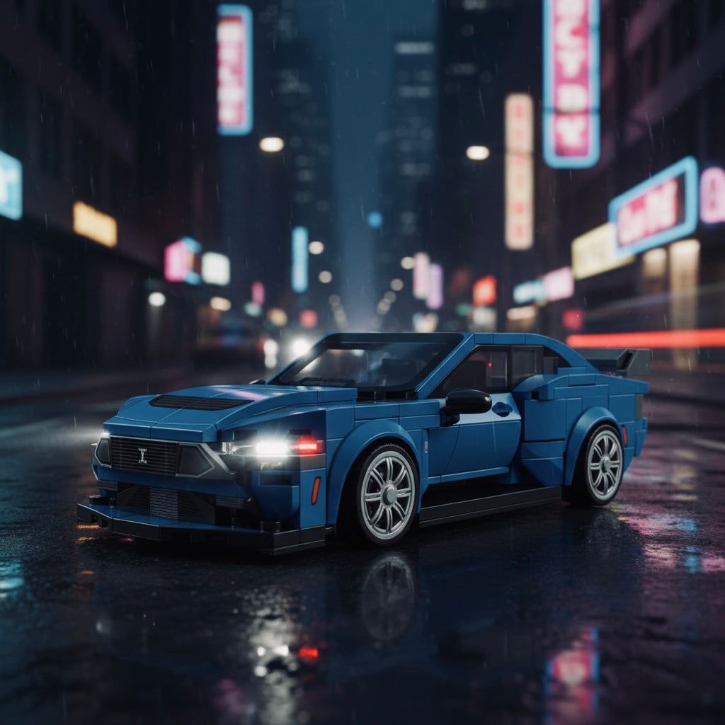 MOC Legendäre Rennsport-Klassiker Serie | 4 Verschiedene Supercar Modelle | Technik Bausatz - NVTS Solutions