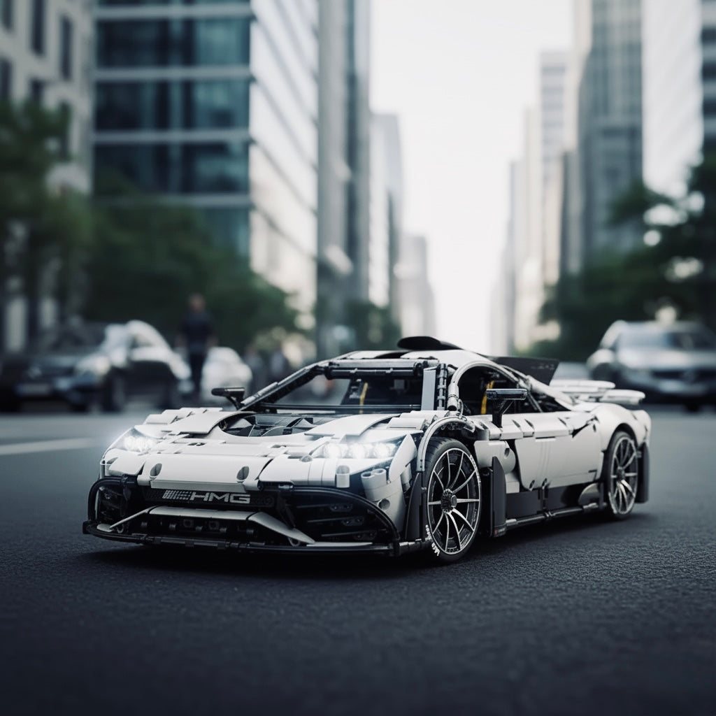 MOC Technik Supersportwagen 1:8 – 3295 Teile RC-Modell mit Motor (Komplettset) - NVTS Solutions