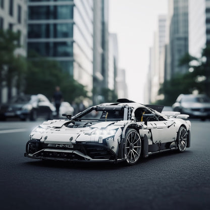 MOC Technik Supersportwagen 1:8 – 3295 Teile RC-Modell mit Motor (Komplettset) - NVTS Solutions