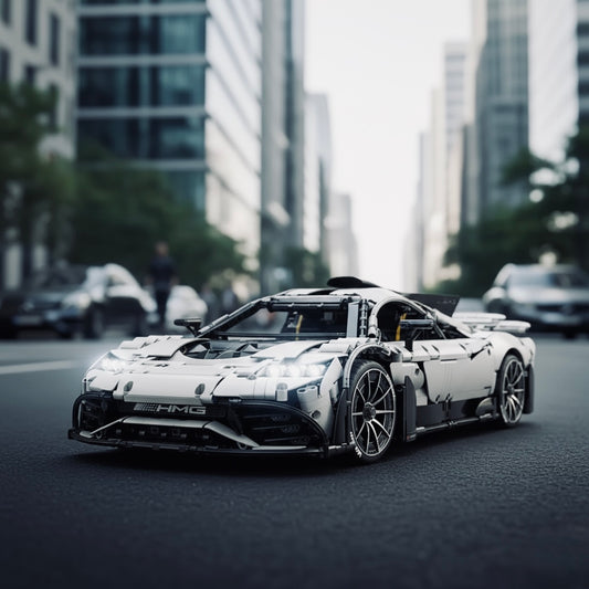 MOC Technik Supersportwagen 1:8 – 3295 Teile RC-Modell mit Motor (Komplettset) - NVTS Solutions