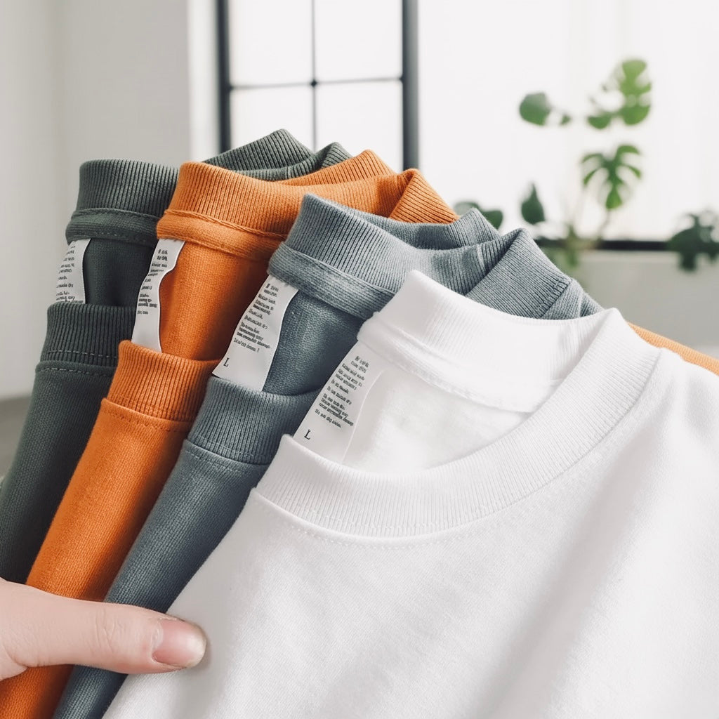 Premium Herren Heavyweight T-Shirt – Sommerliches Kurzarm-Shirt aus Baumwolle für höchsten Tragekomfort und lässigen Stil - NVTS Solutions