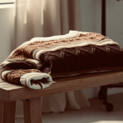 Winter-Strickpullover für Herren – Premium Wollpullover im koreanischen Stil mit warmem Strukturmuster - NVTS Solutions