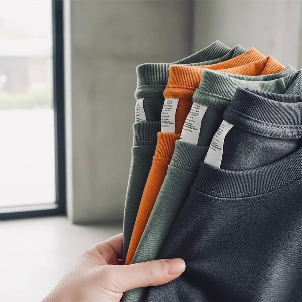 Premium Herren Heavyweight T-Shirt – Sommerliches Kurzarm-Shirt aus Baumwolle für höchsten Tragekomfort und lässigen Stil - NVTS Solutions