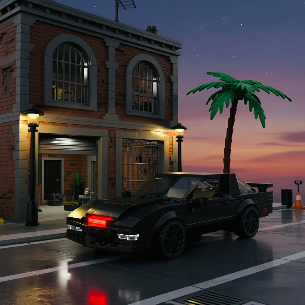 MOC Klassischer 80er Sportwagen 1:24 – "Knight" Auto-Modell Bausteine - NVTS Solutions