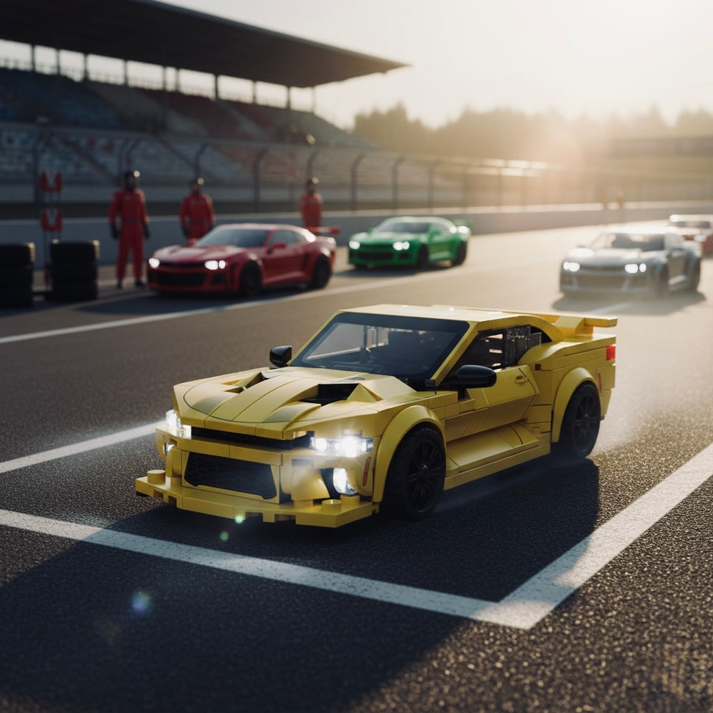 MOC Legendäre Rennsport-Klassiker Serie | 4 Verschiedene Supercar Modelle | Technik Bausatz - NVTS Solutions