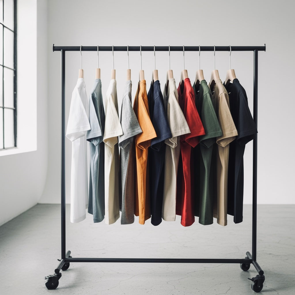 Premium Herren Heavyweight T-Shirt – Sommerliches Kurzarm-Shirt aus Baumwolle für höchsten Tragekomfort und lässigen Stil - NVTS Solutions