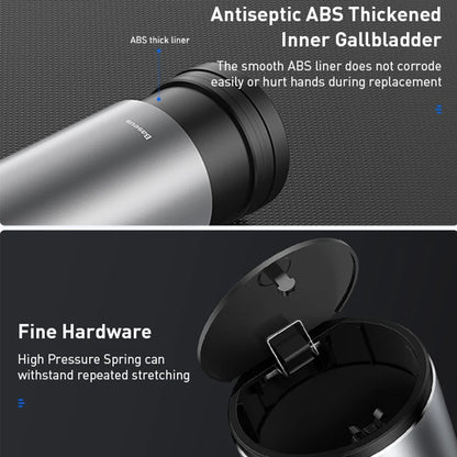 Baseus Auto Mülleimer Mini Auto Staub Organizer Auto Innen Müll Tasche Müll Container Lagerung Box Eimer Auto Zubehör