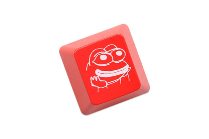 Neuheit Shine Through Keycaps ABS Geätzt hinterleuchtet schwarz rot r1 ESC Sad Frog THX Meme Internet Trends
