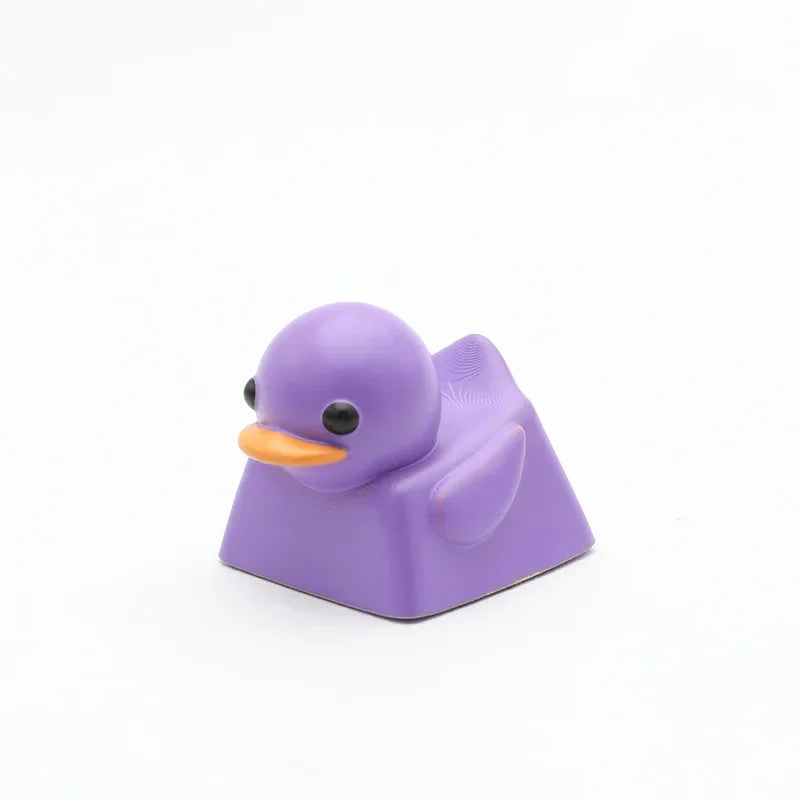 1PCS Nette Ente Harz KeyCap Personalisierte Cartoon Dekoration Gaming Schlüssel Kappe für Cherry Mx Schalter Gamer Mechanische Tastatur Geschenk
