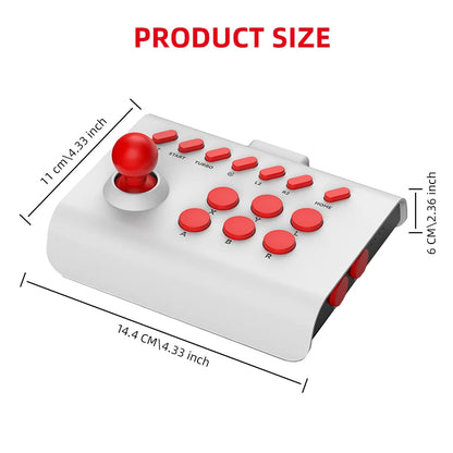 Arcade Joystick Wireless Gaming Controller für PC/Android/iOS/Switch/PS3/PS4 Fighting Stick für Street Fighter/Mame