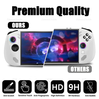 Legion Go S Displayschutzfolie, Härtegrad 9H, bruchsicher, kratzfest, Fingerabdruck, 2,5D Arc Edge HD, blasenfreies gehärtetes Glas