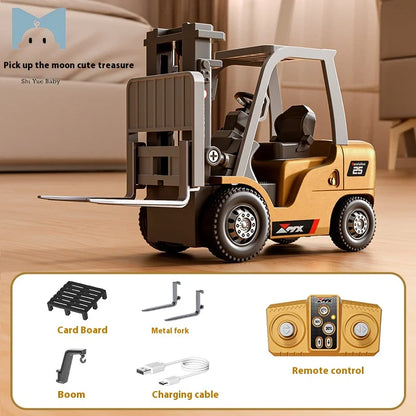 Mini RC Gabelstapler 1:64 – 2.4GHz Funksteuerung – Metall Modell Forklift – Ferngesteuertes Fahrzeug Spielzeug - NVTS Solutions