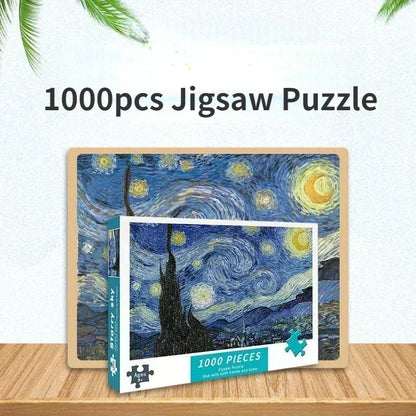 75 * 50 cm 1000 Teile Papierpuzzle für Erwachsene, schöne Heilung, hoher Schwierigkeitsgrad, Dekompressionspuzzle, Geburtstagsgeschenk, Lernspielzeug