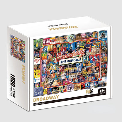 75*50 cm 1000 stücke Puzzle Schwierig Erwachsene Welt Berühmte Malerei Puzzle Landschaft Stress Relief Bildung Puzzle Spielzeug