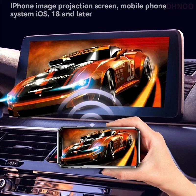 2025 Neuer kabelloser Carplay-Adapter für Apple Android Auto Airplay Smart MiNi 3in1 AI Box Auto USB Play Plug and Play Auto Connect