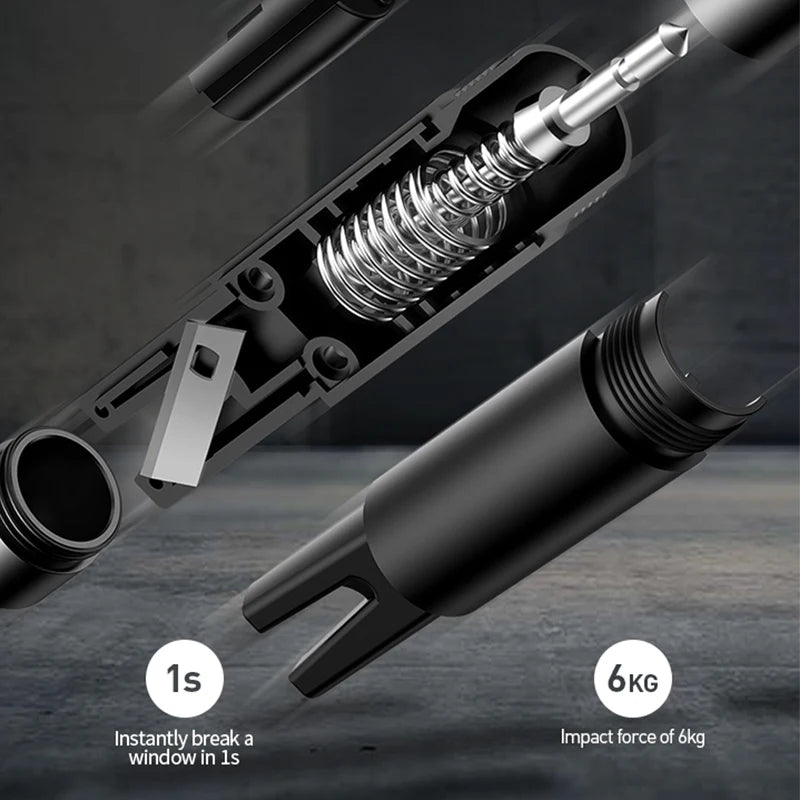 Baseus Auto Fenster Glas Breaker Sicherheit Hammer Sicherheitsgurt Cutter Auto Lebensrettende Flucht Notfall Zubehör Werkzeug Kit