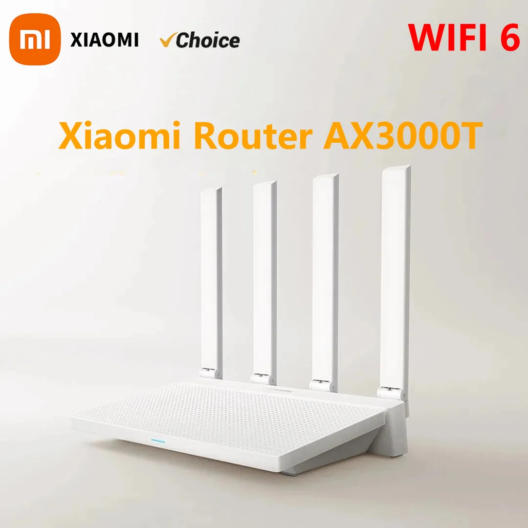 Neue Xiaomi Router AX3000T IPTV Mesh Netzwerk Gigabit Ethernet Ports Gaming Beschleuniger Repeater Modem Signal Verstärker CN