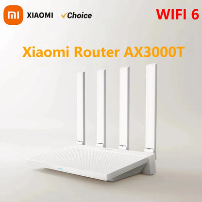 Neue Xiaomi Router AX3000T IPTV Mesh Netzwerk Gigabit Ethernet Ports Gaming Beschleuniger Repeater Modem Signal Verstärker CN