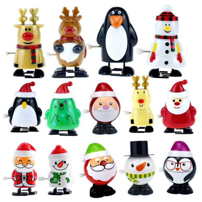 Weihnachts dekoration jumpy Spielzeug Schneemann Santa Claus Pinguin für festliche Party liefert Kinder Kindergarten Neujahr Geschenke
