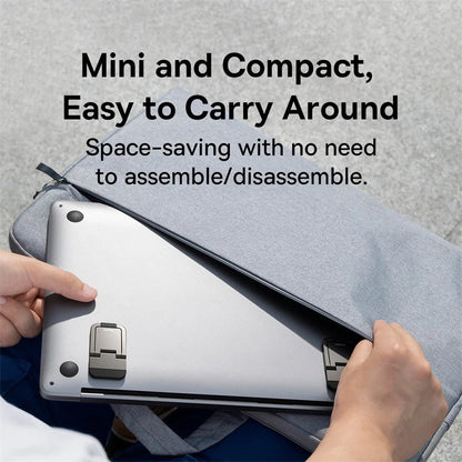 Baseus Laptop-Ständer für Computer-Tastaturhalter, tragbare Mini-Laptop-Ständer für MacBook, Xiaomi, Notebook, Aluminium-Unterstützung