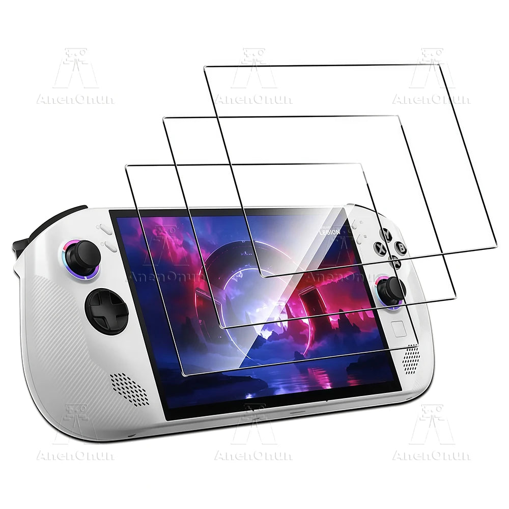 Legion Go S Displayschutzfolie, Härtegrad 9H, bruchsicher, kratzfest, Fingerabdruck, 2,5D Arc Edge HD, blasenfreies gehärtetes Glas