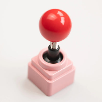 Retro Lucky Joystick Keycap Esc Artisan Keycap CNC Basis für MX-Schalter für Gaming mechanische Tastatur schwarz silber blau rosa