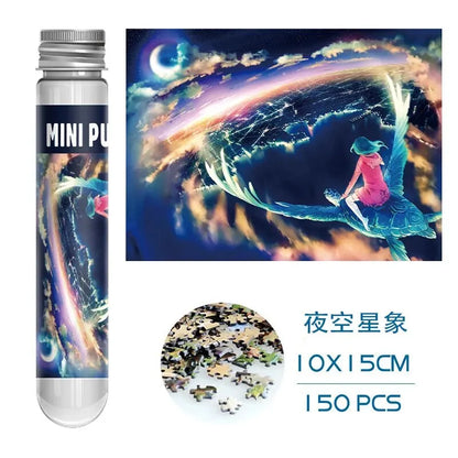 Mini-Puzzle 150 stücke Reagenzglas Puzzle Dekomprimieren Spielzeug pädagogisches Familien spiel