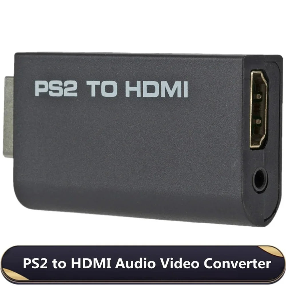 1080P PS2 zu HDMI-kompatibel Konverter Adapter PlayStation 2 zu HDMI Spiele Video Adapter Kabel Unterstützt PC Alle PS2 Anzeigemodi