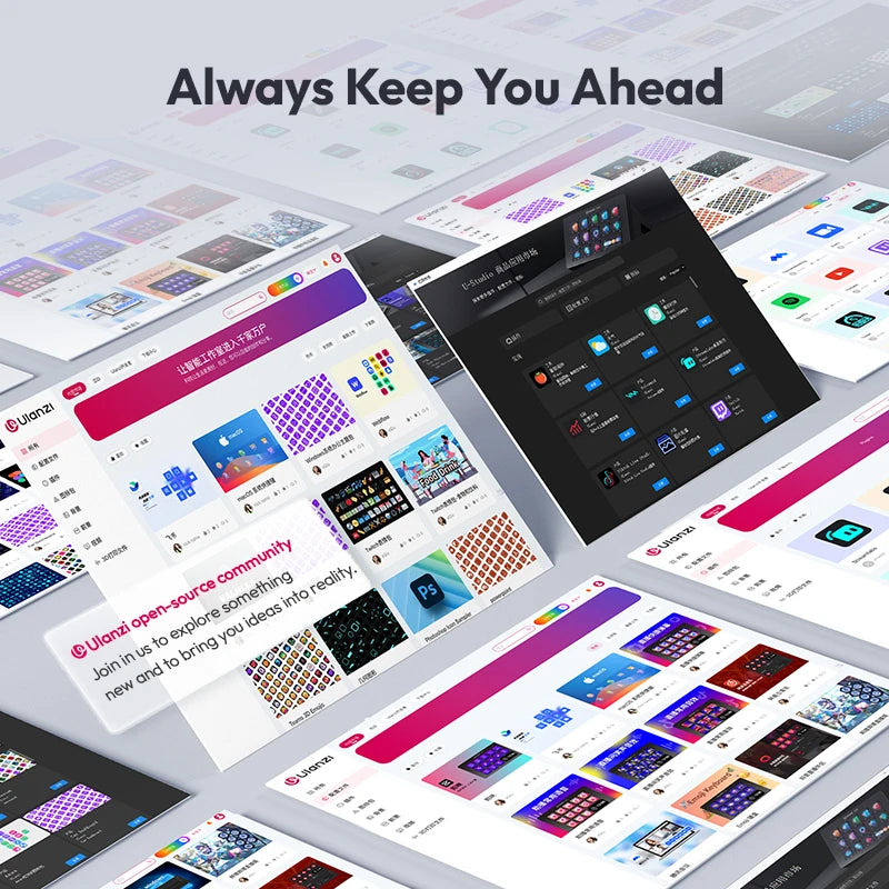 Ulanzi D200 Produktionskonsole und Studio-Controller für Gaming/Büro/Livestreaming/Content Creation Youtube Tiktok