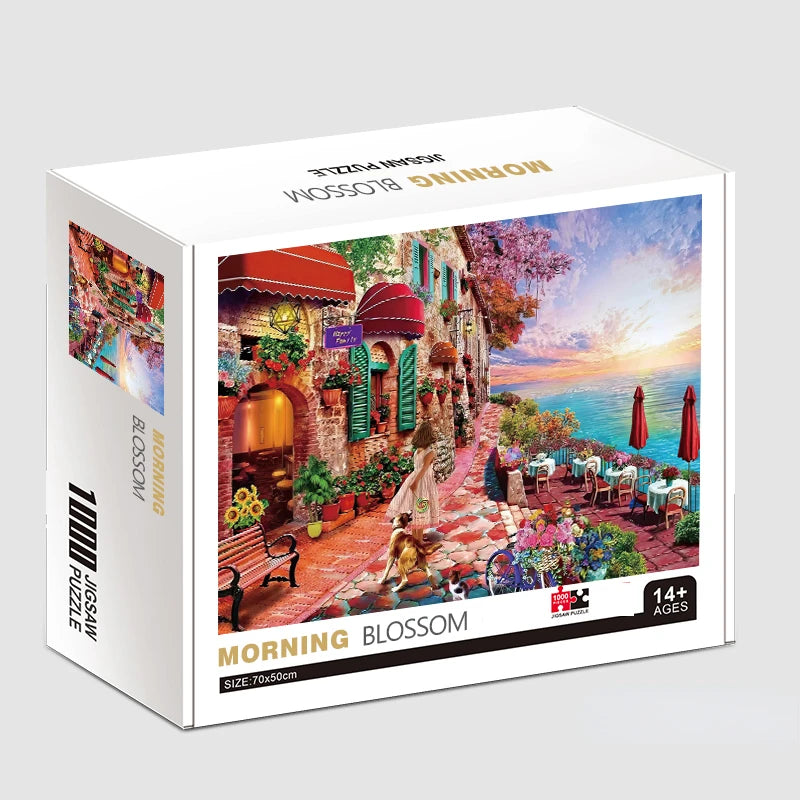 75*50 cm 1000 stücke Puzzle Schwierig Erwachsene Welt Berühmte Malerei Puzzle Landschaft Stress Relief Bildung Puzzle Spielzeug