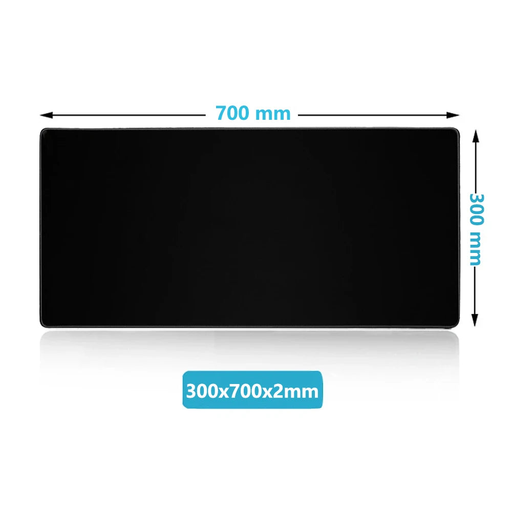 Großes Gaming-Mauspad, rutschfestes Gummi-Mauspad, Computer-Gamer-Schreibtischunterlage, genähte Kante, großes Gaming-Mauspad für CS GO LOL Dota