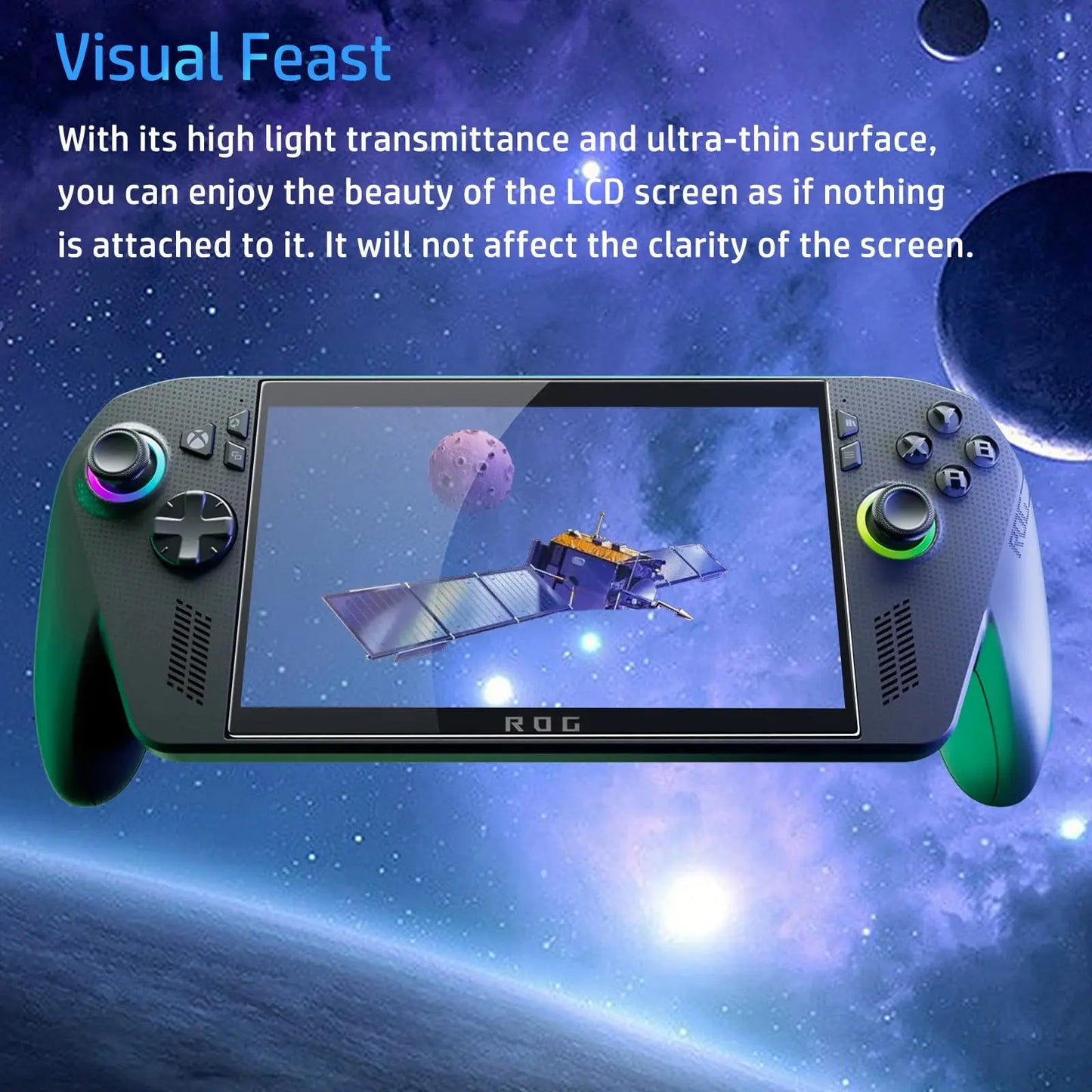 Displayschutzfolie aus gehärtetem Glas für ROG Xbox Ally Härte, gehärtetes Glas, kratzfester Schutz für ROG Xbox Ally X